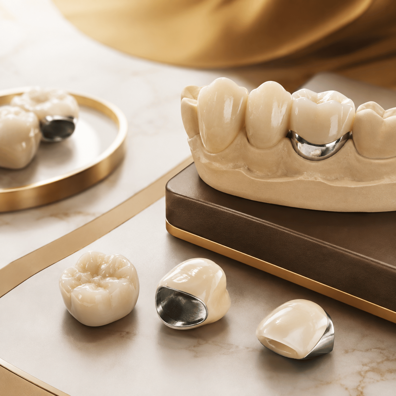 Porcelain-Fused-to-Metal (PFM) Crowns